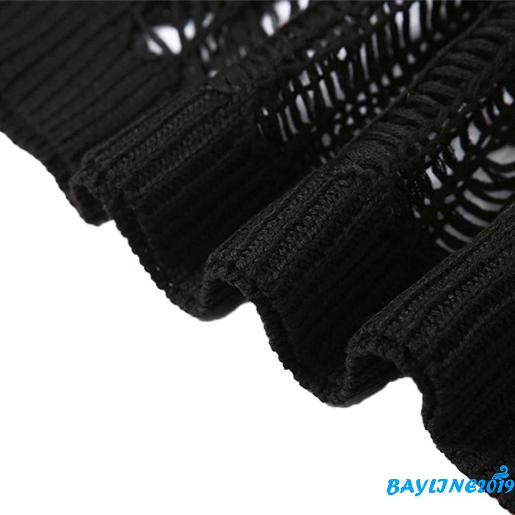 Áo Sweater Croptop Dệt Kim Tay Dài Cổ Tròn Màu Sắc Đơn Giản Cho Nữ