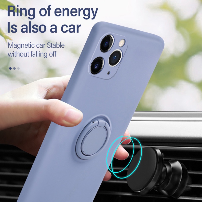 Ốp điện thoại có nhẫn đỡ từ tính cho iPhone 12 13 Pro Max 13 Mini