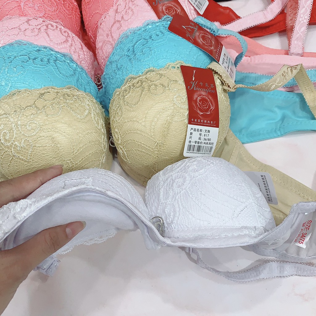 Áo Lót Ren Nâng Ngực, Siêu Nâng Mút Dày 5Cm