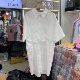 Váy sơmi chất mát hàng có sẵn