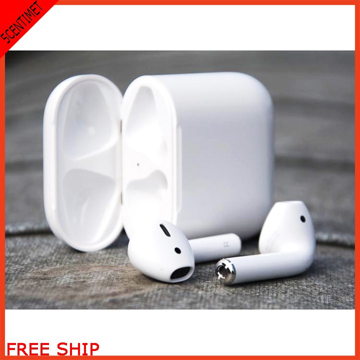 [Mã ELMS05 giảm 5% đơn 300k]Tai nghe Airpods 2 1:1 hỗ trợ định vị GPS cảm biến sạc không dây 5CENTIMET