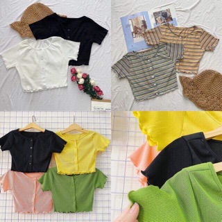 MONIKA TOP - CROPTOP CHẤT THUN GÂN MỀM MẠI FORM BASIC ĐƠN GIẢN