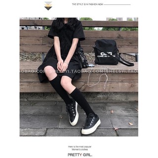 Váy buộc nơ cổ dáng BBD