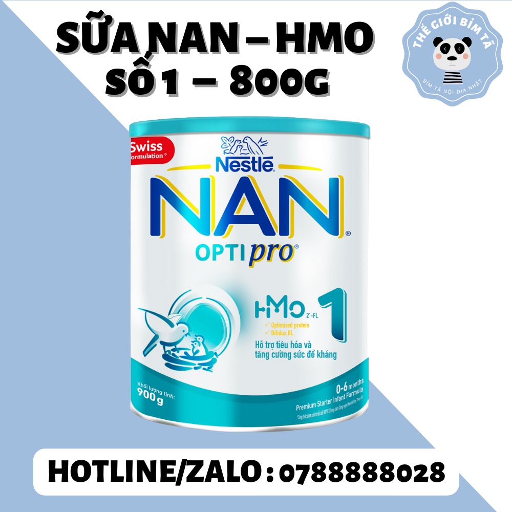 Sữa Bột NAN Nội Địa Nga Đủ Số 1.2.3.4 - 800gr