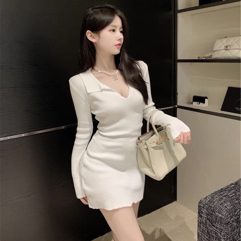 [Mã FAMARAL1 giảm 10K đơn 50K] VÁY BODY CỔ TRỤ TAY DÀI / ĐẦM ÔM CỔ TRỤ | BigBuy360 - bigbuy360.vn