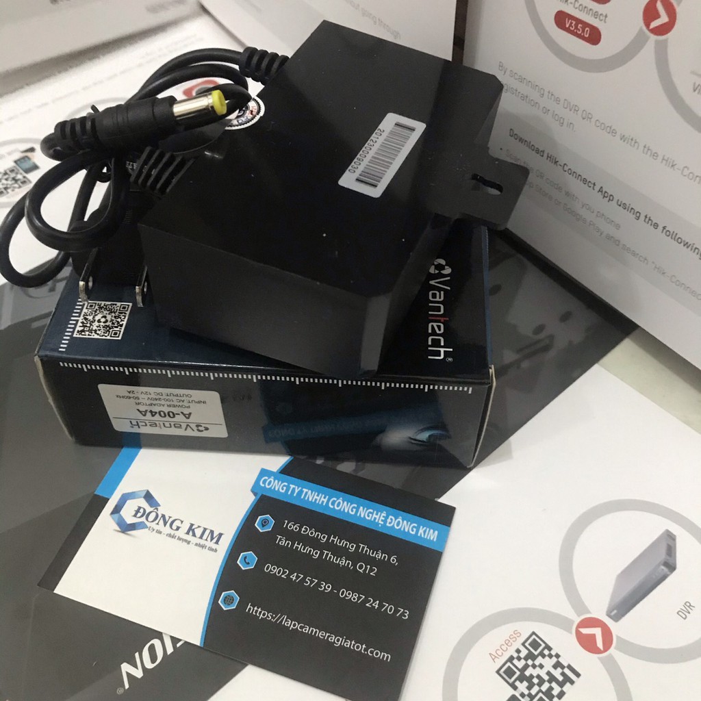 Nguồn VANTECH 12V 2a cho camera | BigBuy360 - bigbuy360.vn