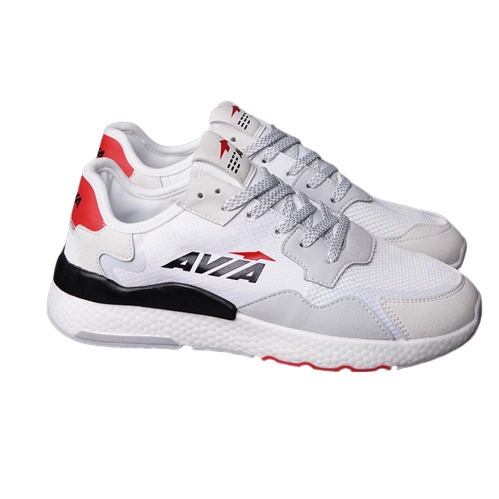 SALE LỖ Giày Sneakers thể thao nam Avia siêu êm - Ghi trắng