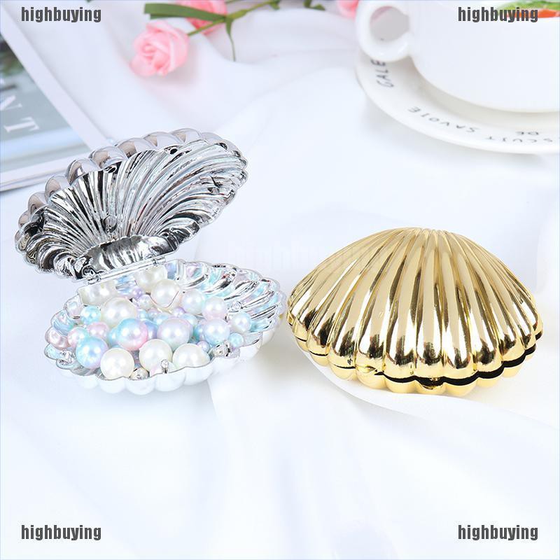 1 Hộp Nhựa Đựng Kẹo Hình Vỏ Sò Trang Trí Tiệc Cưới