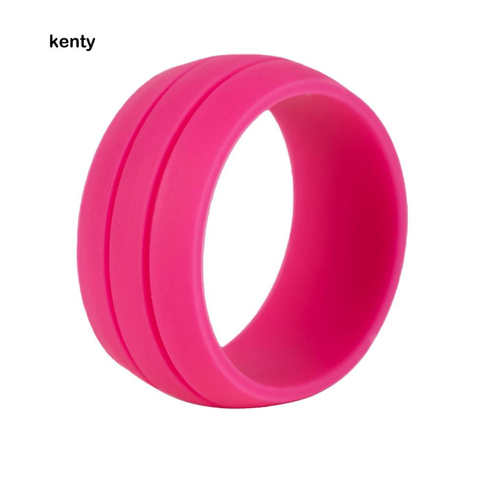 Kt★Nhẫn Silicone Dẻo Thời Trang Cho Nam Nữ