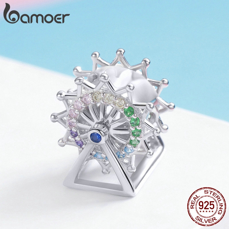 Mặt dây chuyền BAMOER SCC1028 bạc 925 hình vòng đu quay