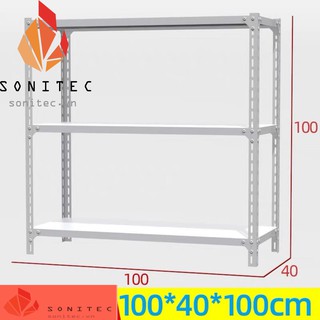 [XẢ KHO] (40CM) Kệ Sắt V Lỗ 3 Tầng Đa Năng [CAO 1M X SÂU 40 CM XRỘNG 1M X 3 MÂM]