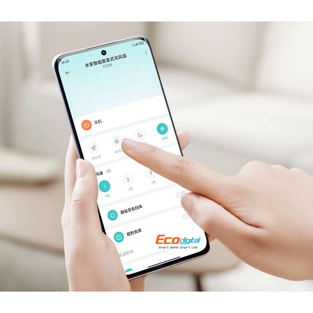Quạt tháp hơi nước thông minh Mijia hiệu quả gấp 4 lần, kết nối app, độ ồn thấp, tạo ion bạc