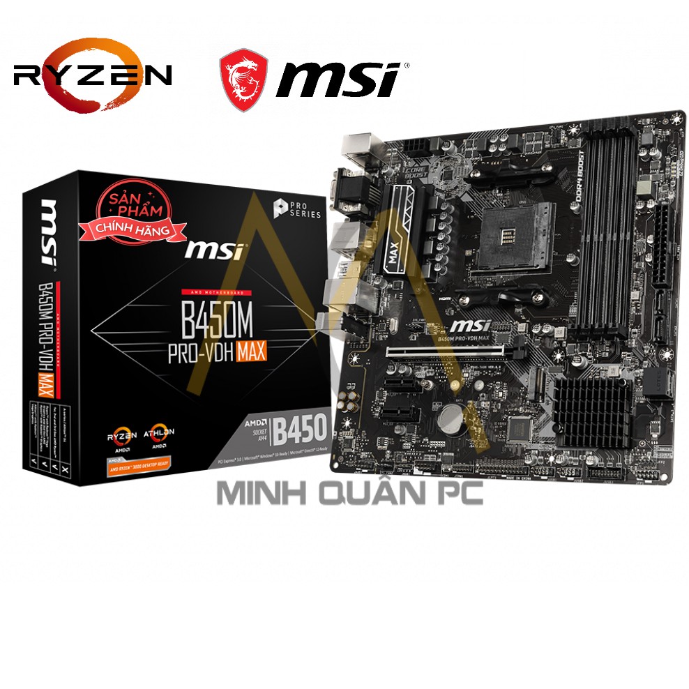 MainBoard Msi B450m PRO VDH MAX