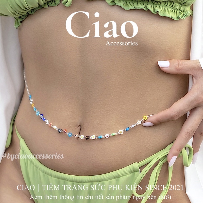 [HOẢ TỐC 1H] Vòng bụng/ Vòng eo thiết kế hạt cườm mã 10 phong cách trendy Ciao accessories