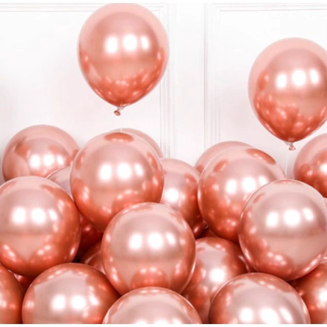 Bong bóng siêu nhũ trang trí sinh nhật , Bóng siêu nhũ Chrome trang trí tiệc cưới