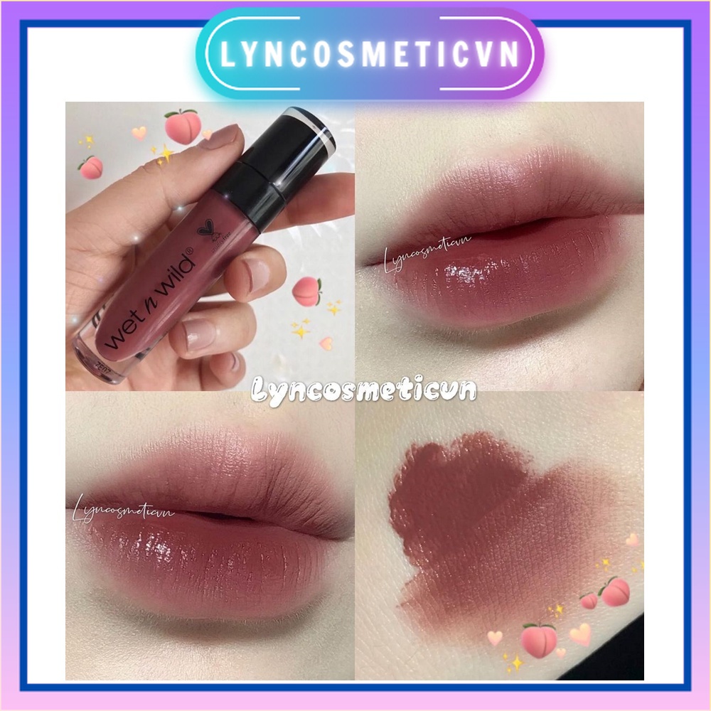 Son kem lì màu hồng đất Wet n Wild MEGALAST LIQUID CATSUIT MATTE LIPSTICK 925B - Give me mocha