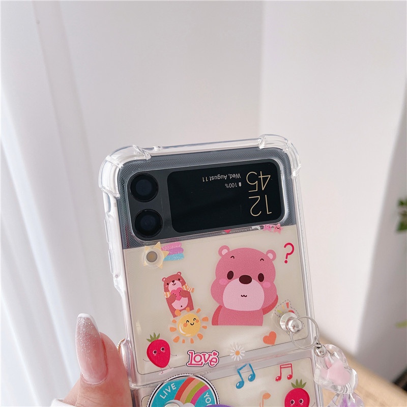Ốp Điện Thoại TPU Chống Sốc Họa Tiết Hoạt Hình Cho Samsung Z Flip 3 5G Galaxy zflip3