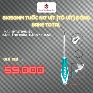 8x150mm Tuốc nơ vít (tô vít) đóng bake Total THTGTSPH3150