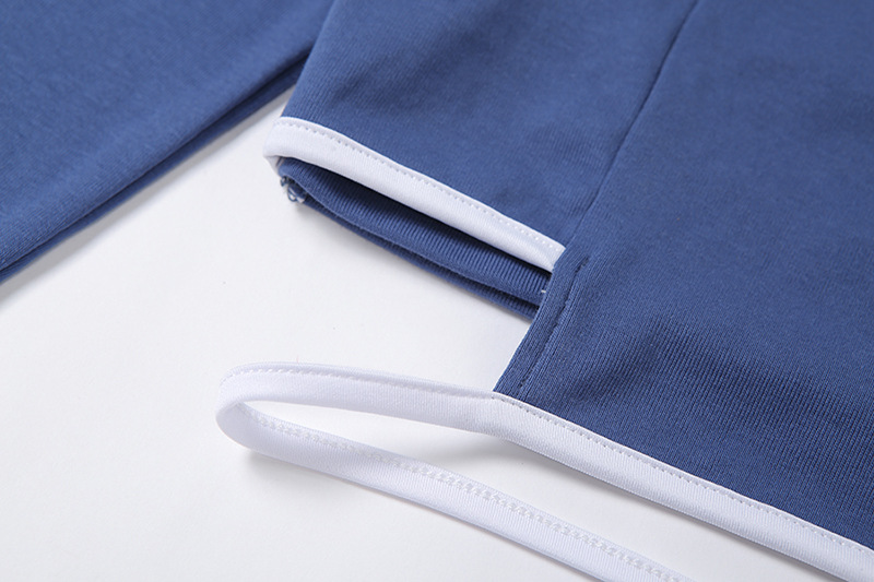 Áo thun croptop thiết kế dài tay phong cách Hàn Quốc cá tính cho nữ