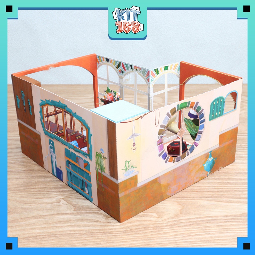 Mô hình giấy kiến trúc Nhà nhỏ xinh xinh ver 2