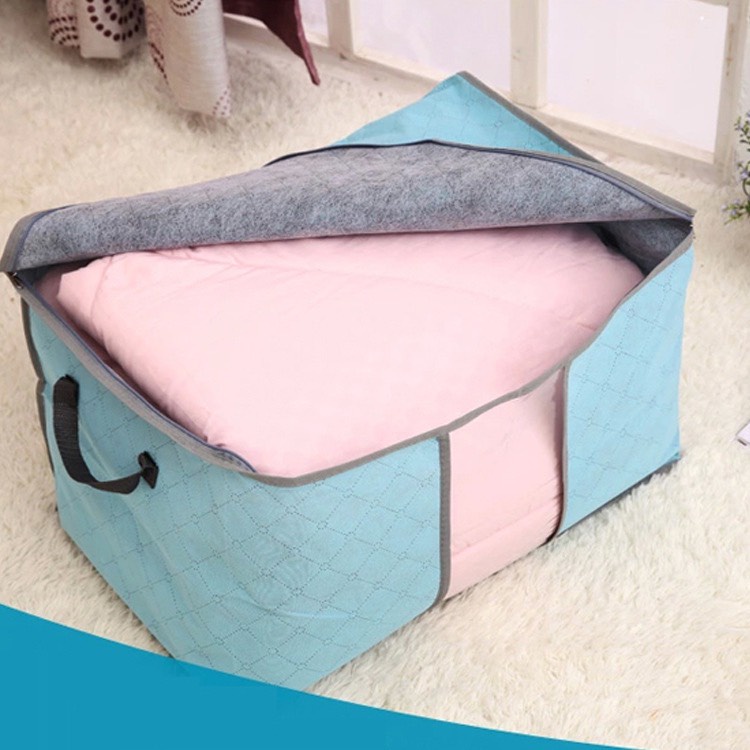 Túi vải không dệt đựng quần áo, chăn màn tiện dụng (60 x 40 x 33)
