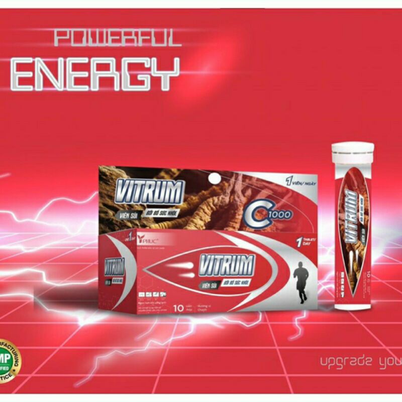 Viên Sủi Vitrum ⚡ CAM KẾT CHẤT LƯỢNG ⚡ Viên sủi  Bồi Bổ Sức Khỏe