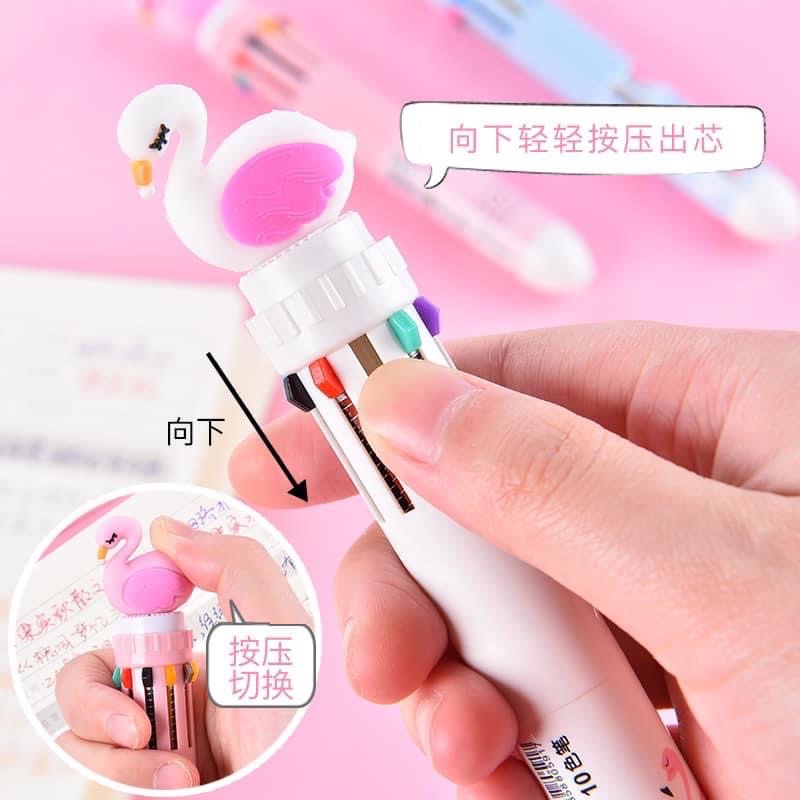 Set 2 bút thần kì, 1 bút có 10 ngòi đủ màu sắc ([HOT NHẤT]
