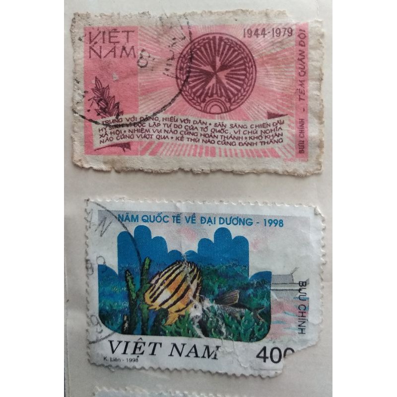 Tem bưu chính NĂM QUỐC TẾ VỀ ĐẠI DƯƠNG - 1998