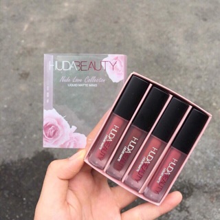 Set 4 son kem lì Huda Beauty
