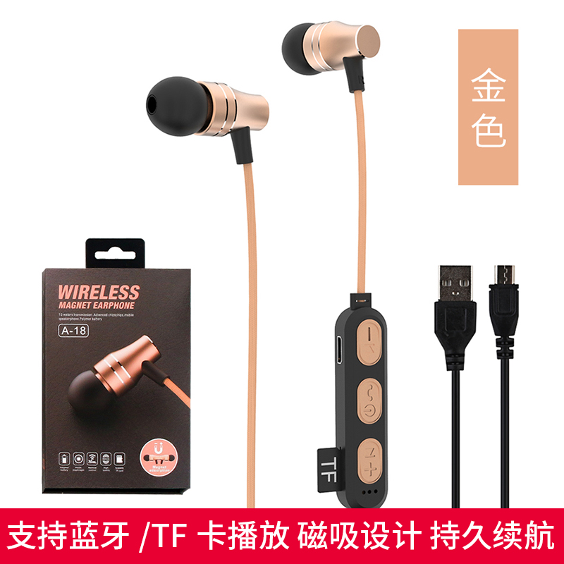 Tai Nghe Bluetooth Không Dây Đeo Cổ Dáng Dài Thích Hợp Cho Apple Oppo Huawei Vivo Xiaomi Android