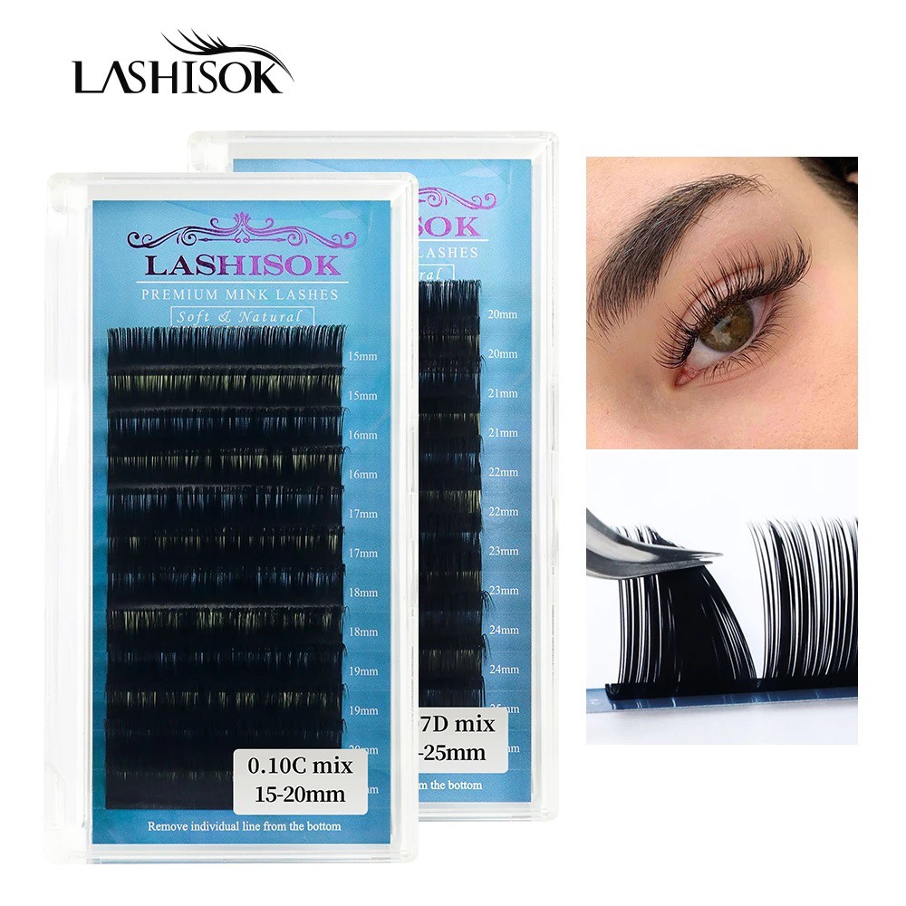 Dài 15-20mm Nối Mi Cá Nhân Lông Mi Giả Nối Mi 20-25mm Siêu Dài Mềm Lông Mi Giả