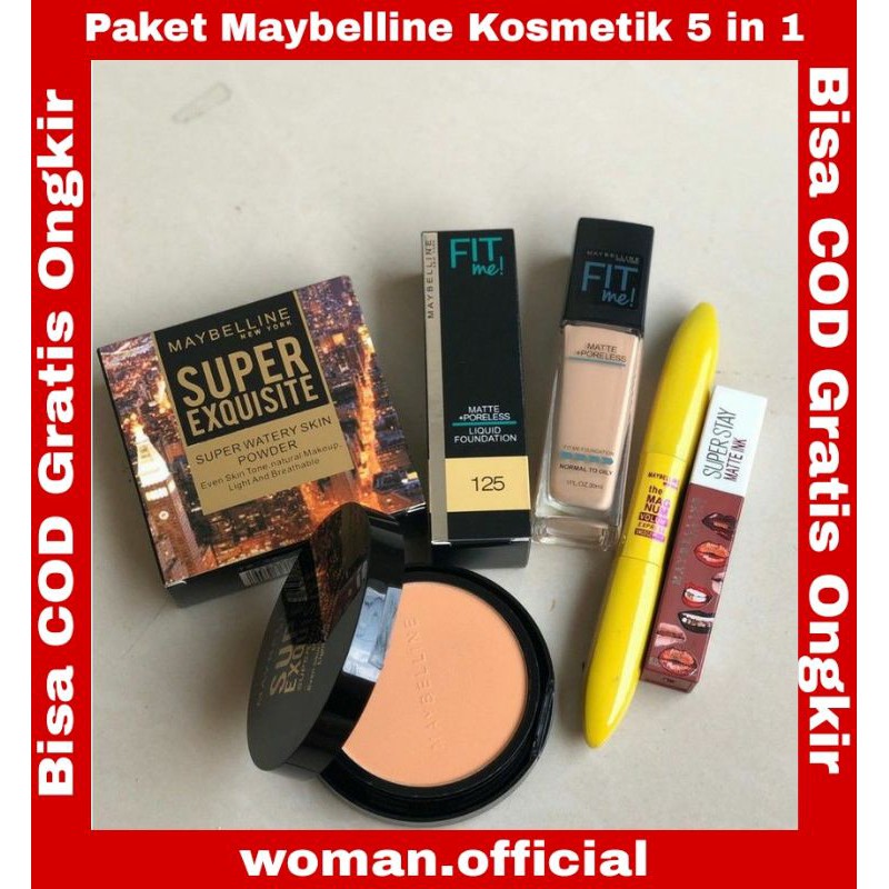 (hàng Mới Về) Bộ Mỹ Phẩm Maybelline Trang Điểm Hoàn Hảo