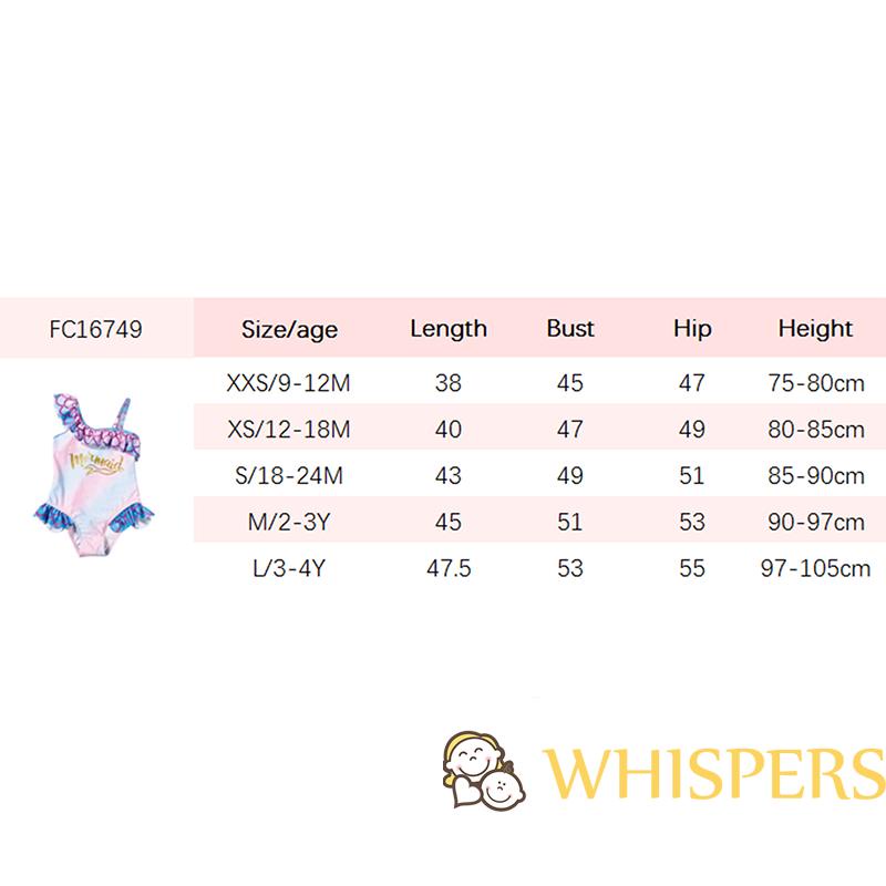 Whispers- Bikini Họa Tiết In Chữ Phối Bèo Họa Tiết Vảy Cá Màu Đồng Không Đối Xứng Cho Nữ