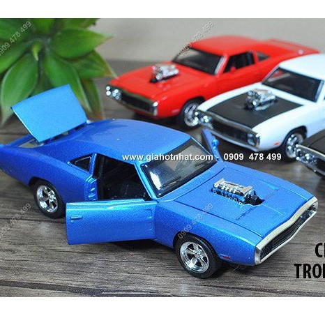 Xe Mô Hình Kim Loại Dodge Charger Ff7 Tỉ Lệ 1/32 - 9673