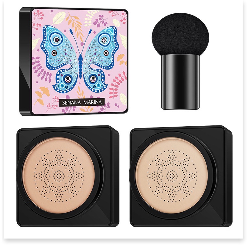[Mã giảm giá] 🌈🍓🦋 Phấn Nước BB Cream Hình Bướm Senana Maria Kèm Bông Tán Hình Nấm Siêu Tiện Lợi | BigBuy360 - bigbuy360.vn