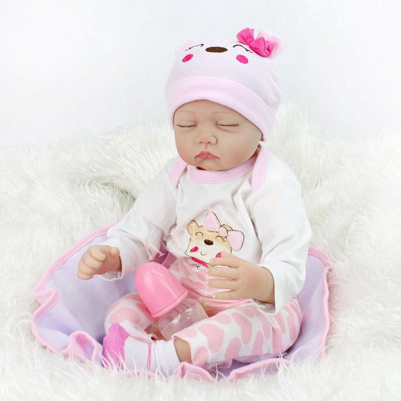 Búp Bê Bé Sơ Sinh Silicone 55cm