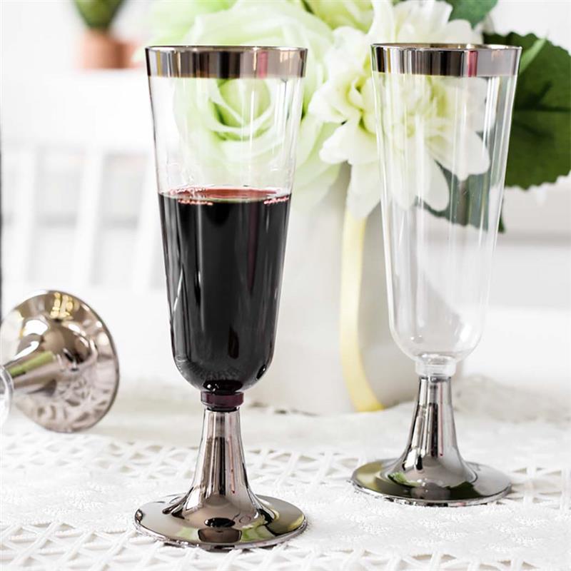 Nến sâm panh đám cưới Sáng tạo Cốc cưới bằng nhựa dùng một lần Dụng cụ uống rượu sâm panh cho bữa tiệc