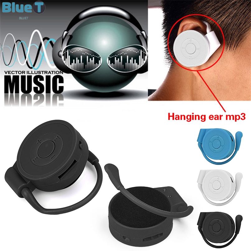 Máy Nghe Nhạc Mp3 Siêu Nhỏ Gọn Có Cổng Sạc Usb (màu Xanh Dương)