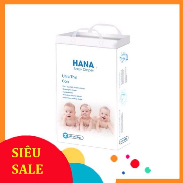  Combo 100c Bỉm trần quần Hana 100 M 100L 100XL 100XXL 100XXXL