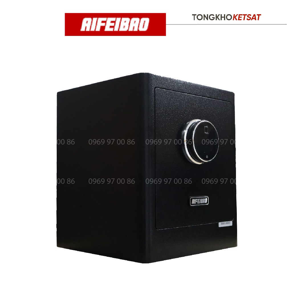 Két sắt mini vân tay thông minh 🛵GIAO 2H🛵 két sắt khóa vân tay kết hợp mã số Aifeibao HK-35-AG hàng nhập khẩu cao cấp