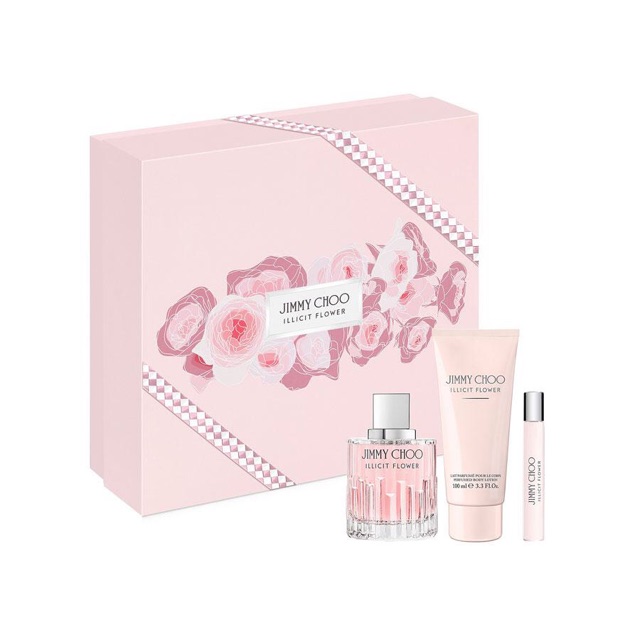 Bộ Nước Hoa Nữ Jimmy Choo ILLICIT FLOWER | Thế Giới Skin Care