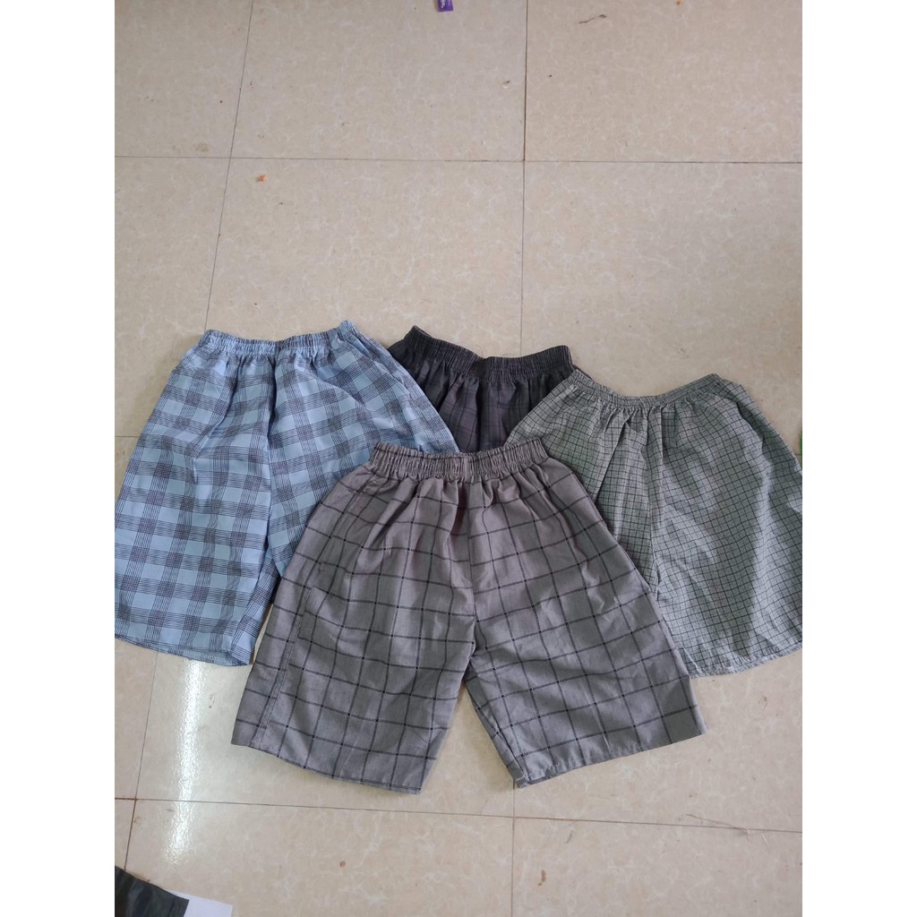 Quần Đùi Nam Sọc Kẻ Mặc Nhà, Măc Ngủ (Sọc và màu ngẫu nhiên )
