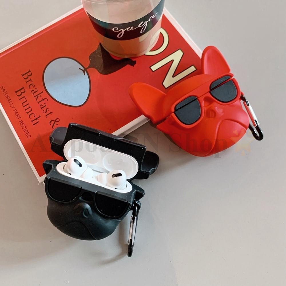 Ốp airpod pro /case airpod pro/bao airpod pro bull pháp silicon 3D cao cấp