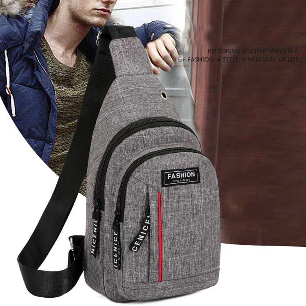 MAYSHOW Túi Đeo Chéo Ngực Bằng Nylon Thời Trang Cho Nam