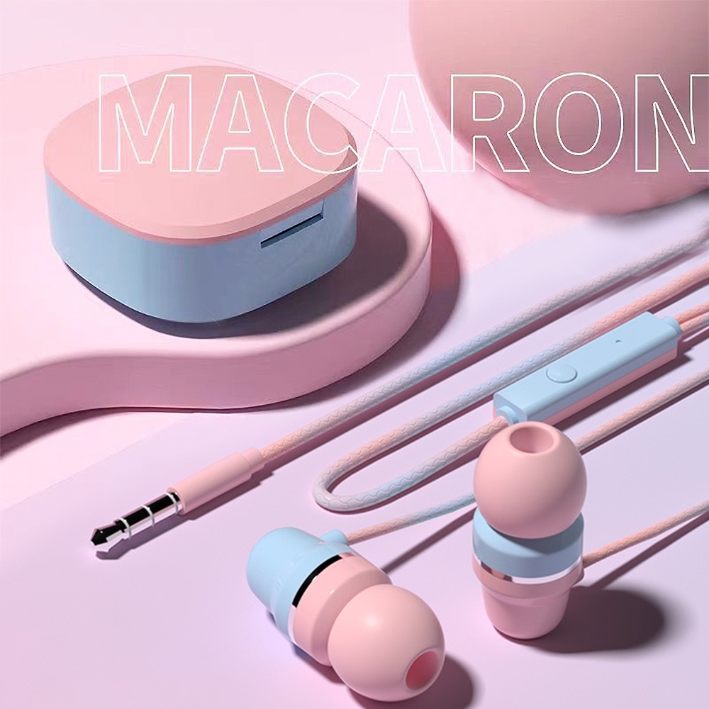 Tai nghe nhét tai VIRWIR âm thanh siêu trầm có microo tiện dụng giắc cắm 3.5mm