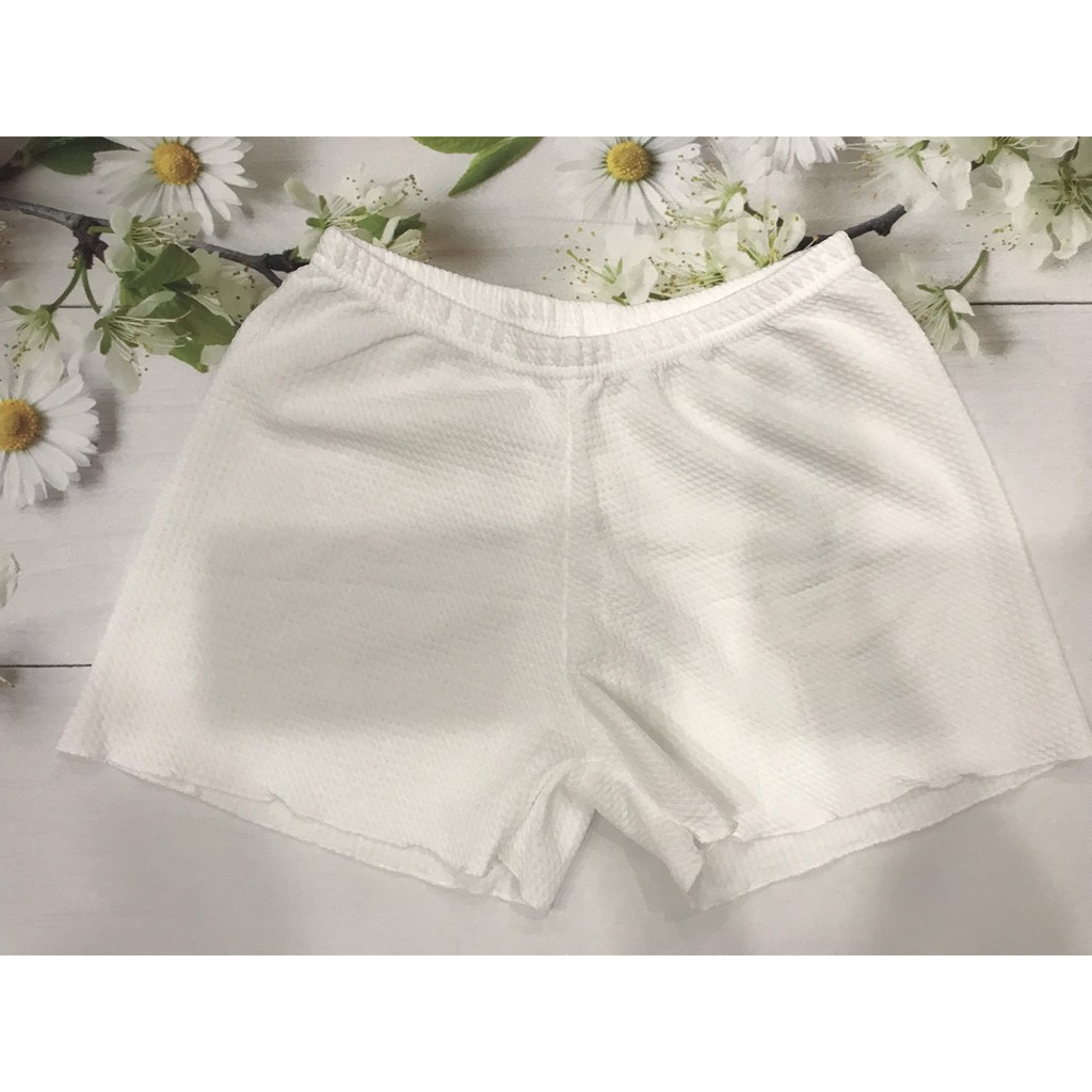 Quần lót đùi cotton mặc trong váy thun cotton mát, quần viền lượn sóng, Leblur | BigBuy360 - bigbuy360.vn