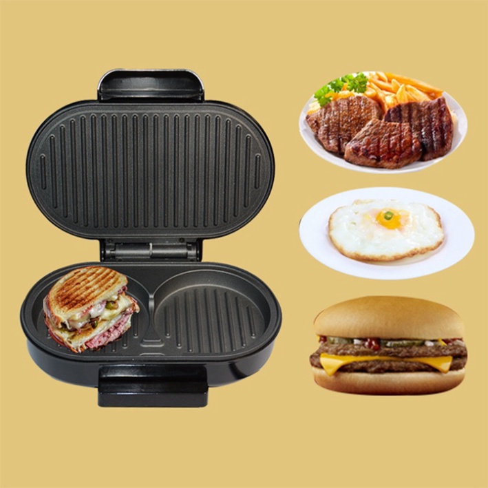 Máy Nướng Thịt Nướng Hamburger, Chảo Rán Trứng, Bánh Sandwich Cho Bữa Sáng