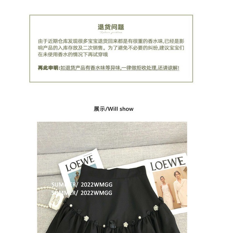 Chân Váy Chữ A Mỏng Màu Đen Thời Trang Mùa Hè Phong Cách Hàn Quốc Cho Nữ