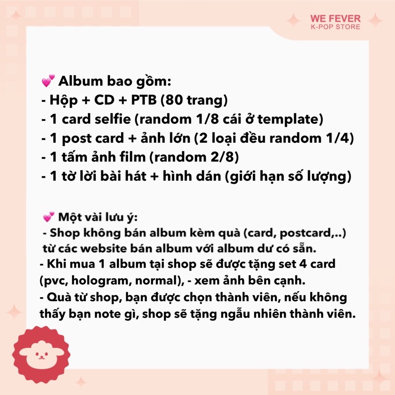 Bộ thẻ bài đồ chơi bo góc BOX  | BLACKPINK | Hàng chính hãng Hàn Quốc, có sẵn, đọc kĩ ảnh 3