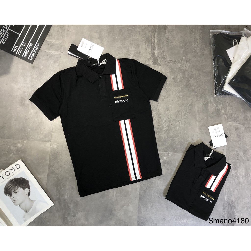 Áo Polo Nam, Áo Thun Cổ Bẻ Kẻ Sọc Phối Túi Thời Trang Sang Trọng Chất Liệu Thun Cá Sấu Cao Cấp - AC105 - PhucDuDu | BigBuy360 - bigbuy360.vn